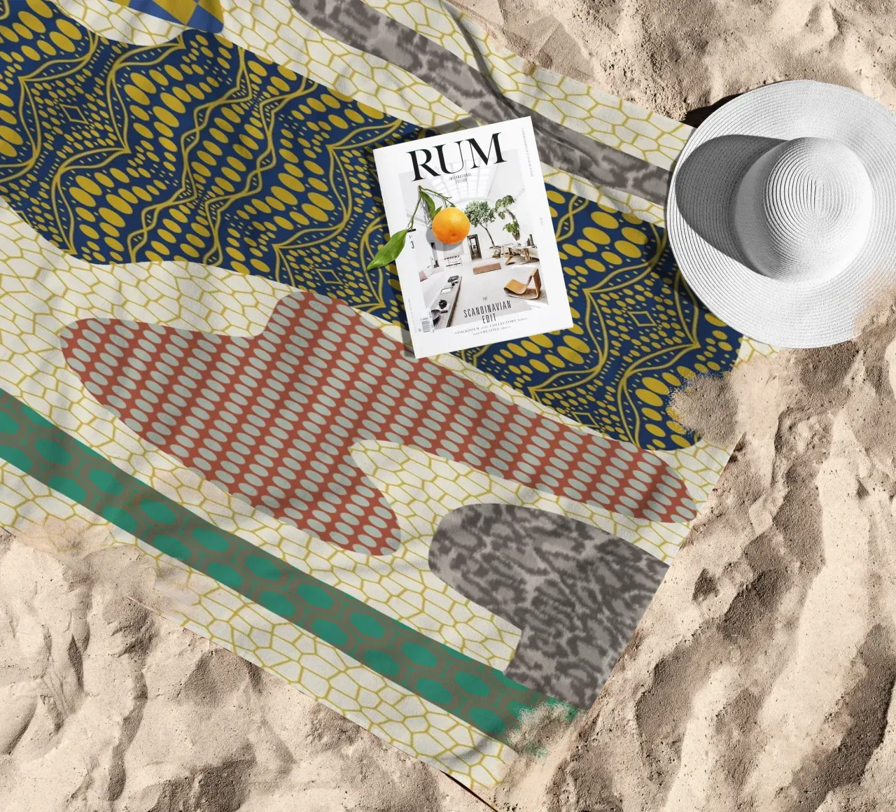 Patterned cut out telo mare da Little Dean