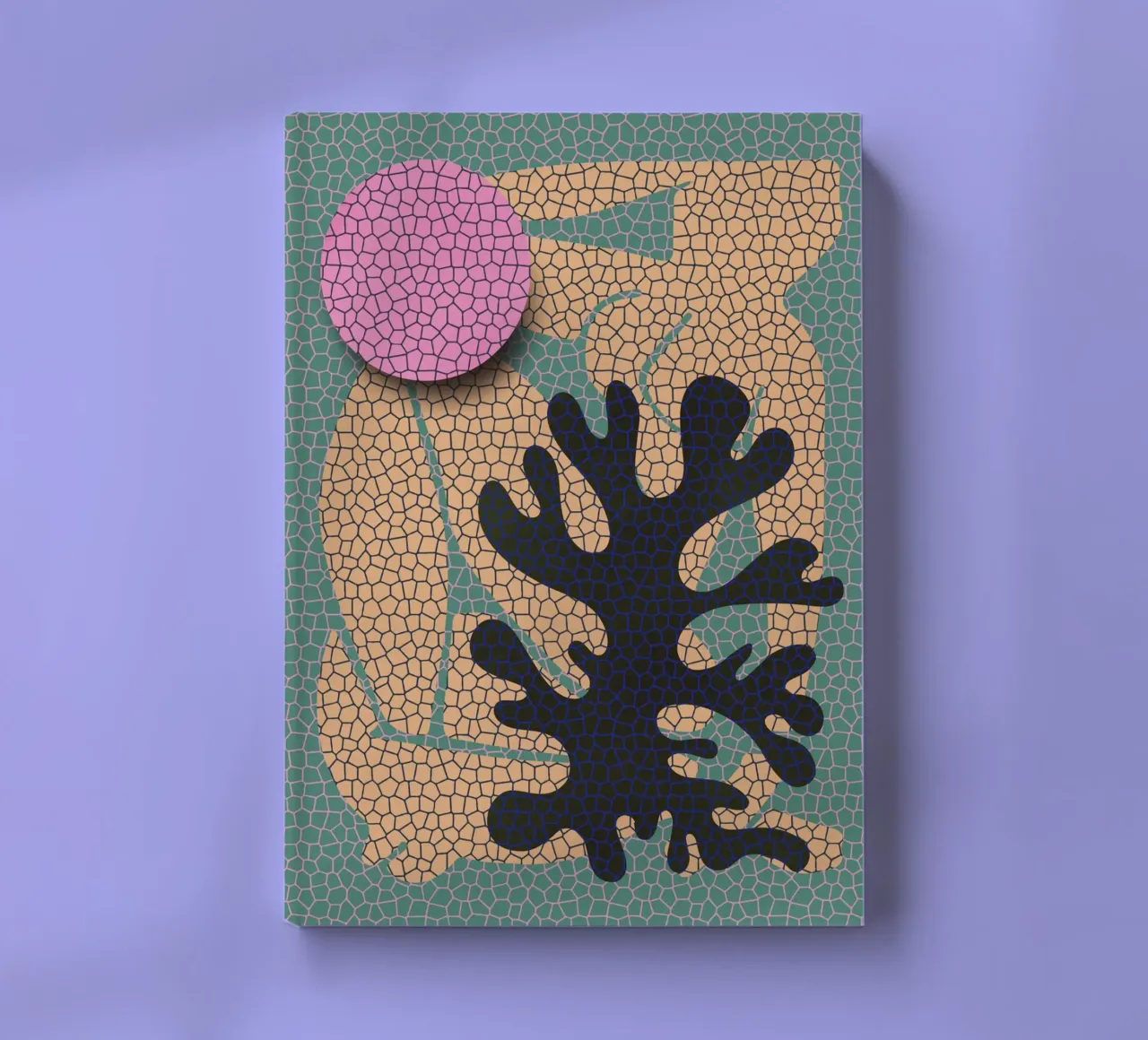 Patterned figure notebook by Little Dean