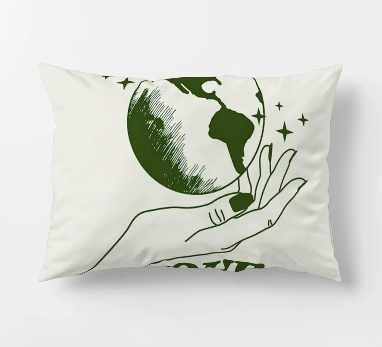Restore Our Earth decorative cushion by cafelab