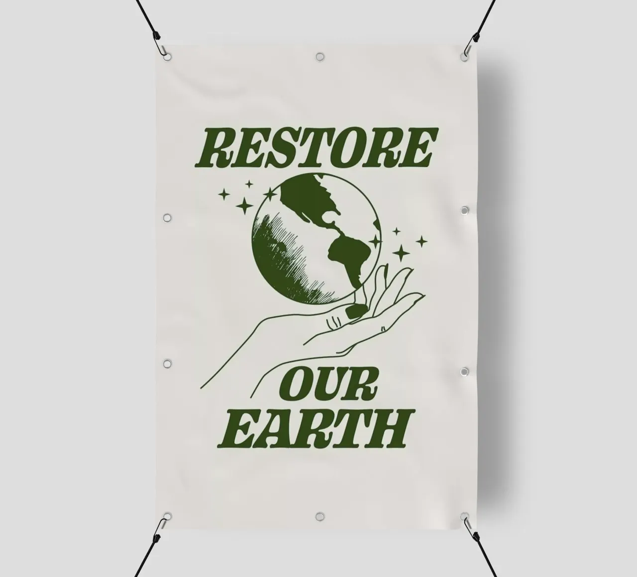Restore Our Earth telo in pvc da cafelab
