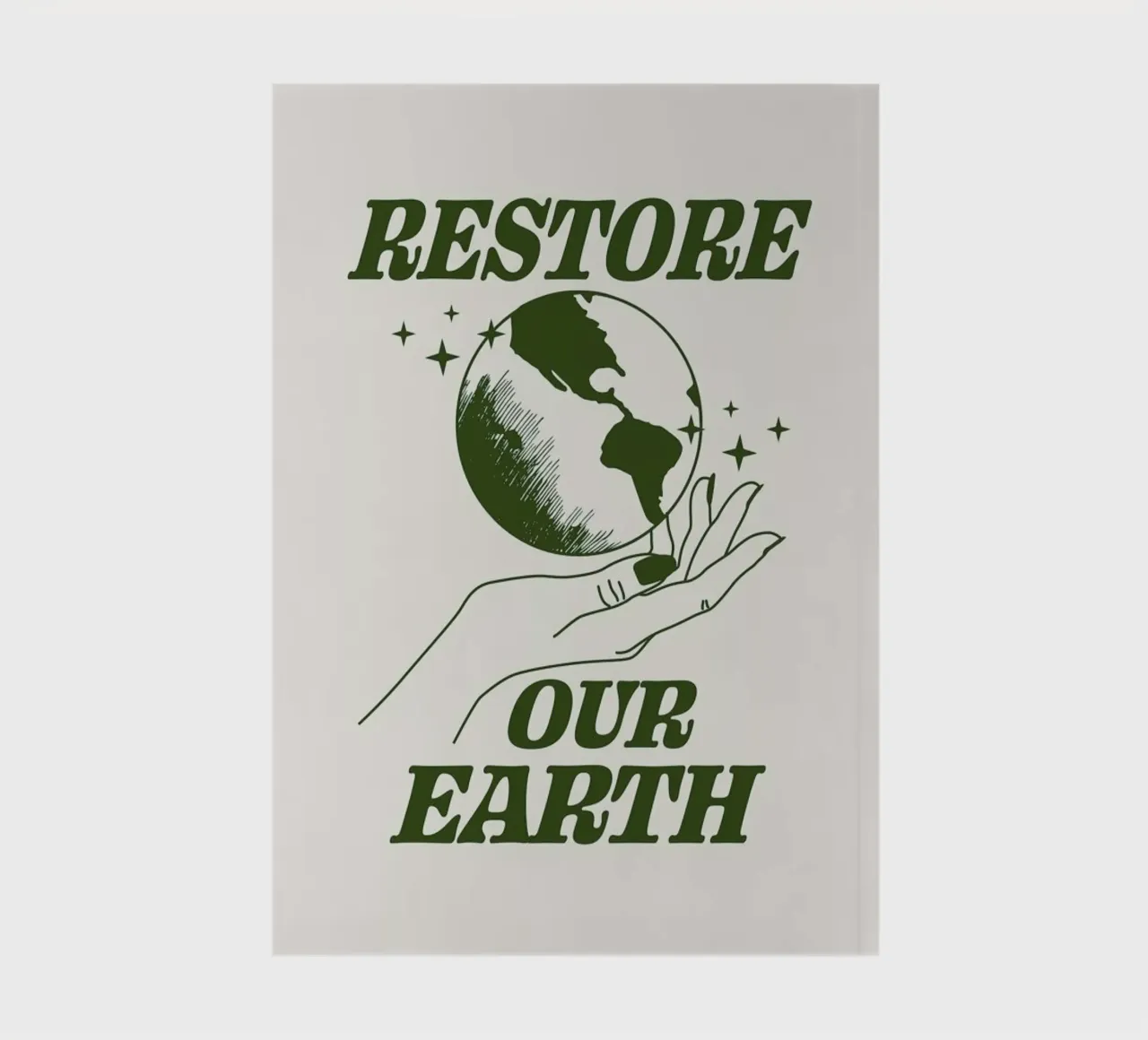 Restore Our Earth notebook by cafelab