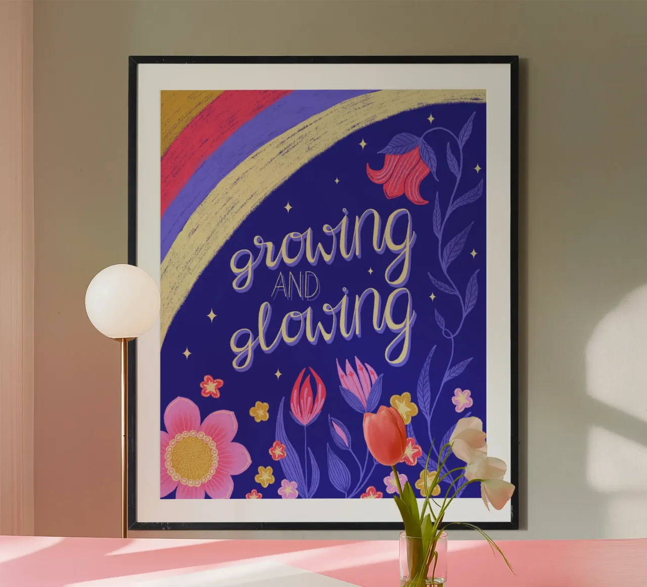 Crescere e risplendere poster da nicigabrieldesigns