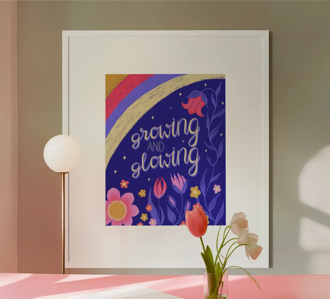 Crescere e risplendere poster da nicigabrieldesigns