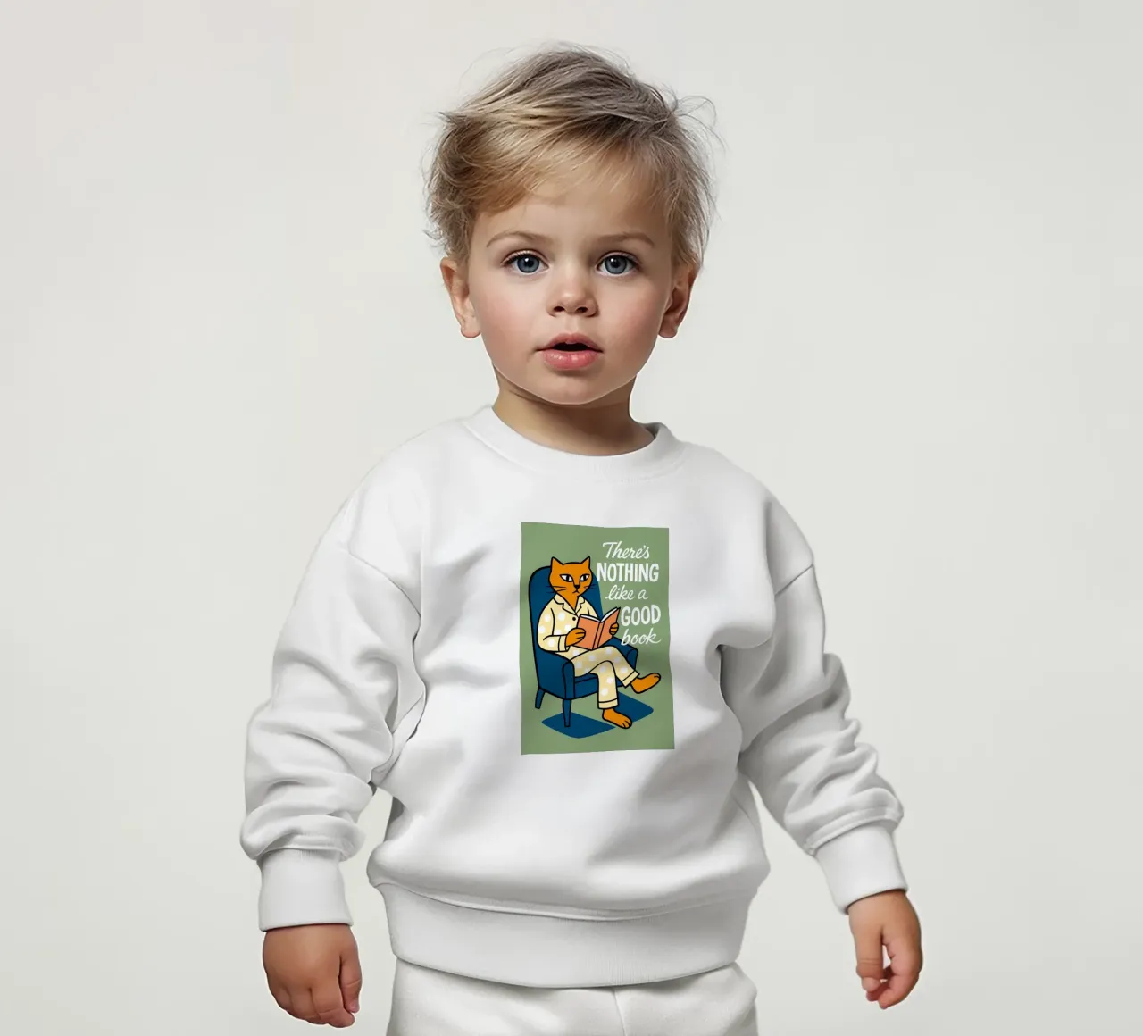 Non c'è niente di meglio di un buon libro felpa neonato da Arjun