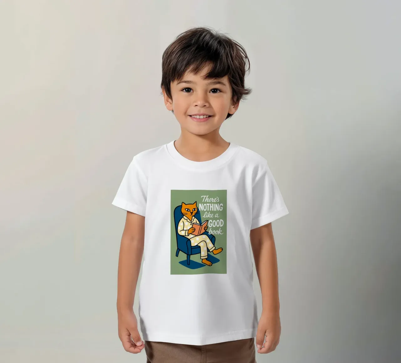 Non c'è niente di meglio di un buon libro t-shirt bambini da Arjun