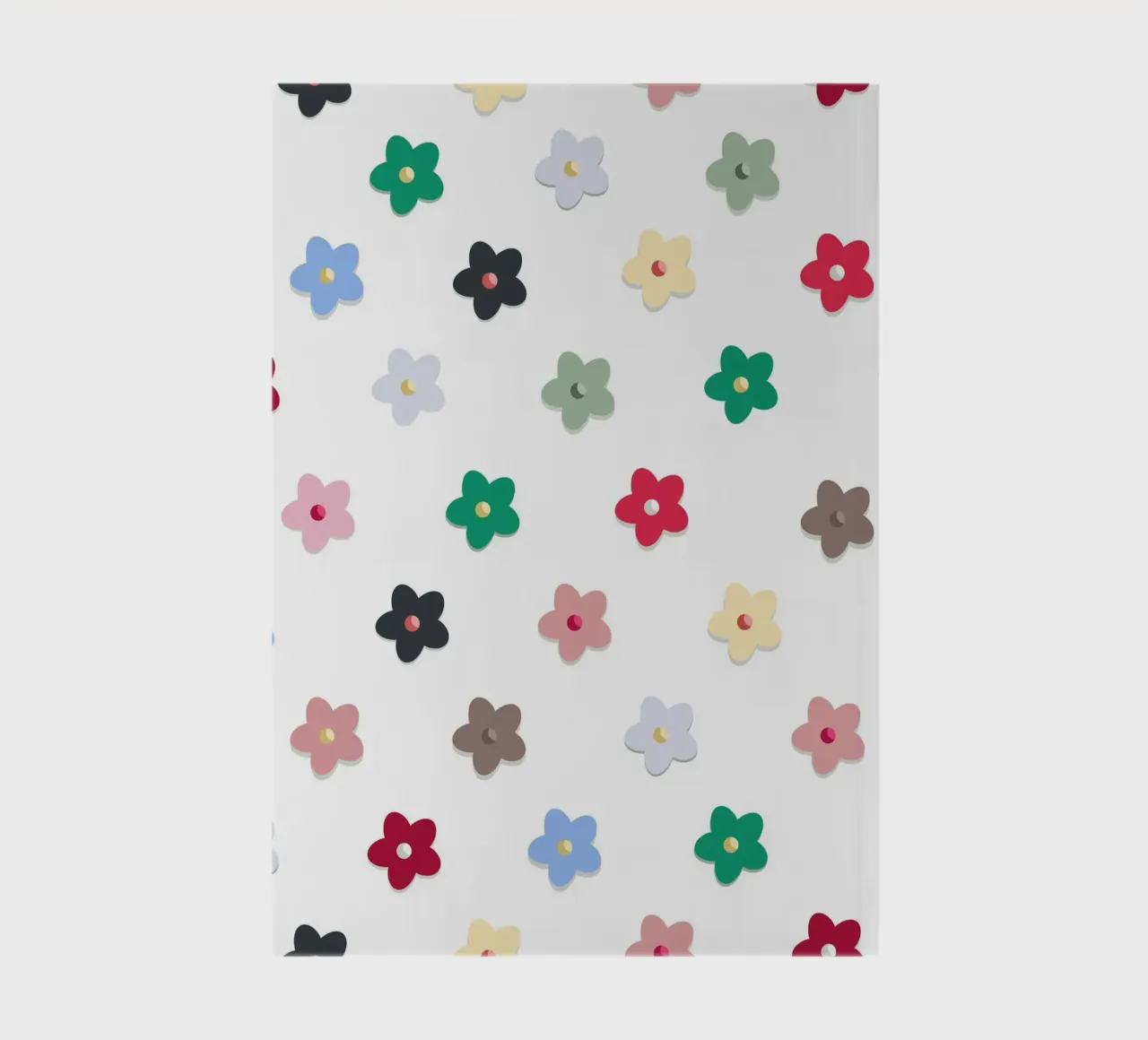 Mignon motif de fleurs colorées Hwall carnet de notes de gulsengunel