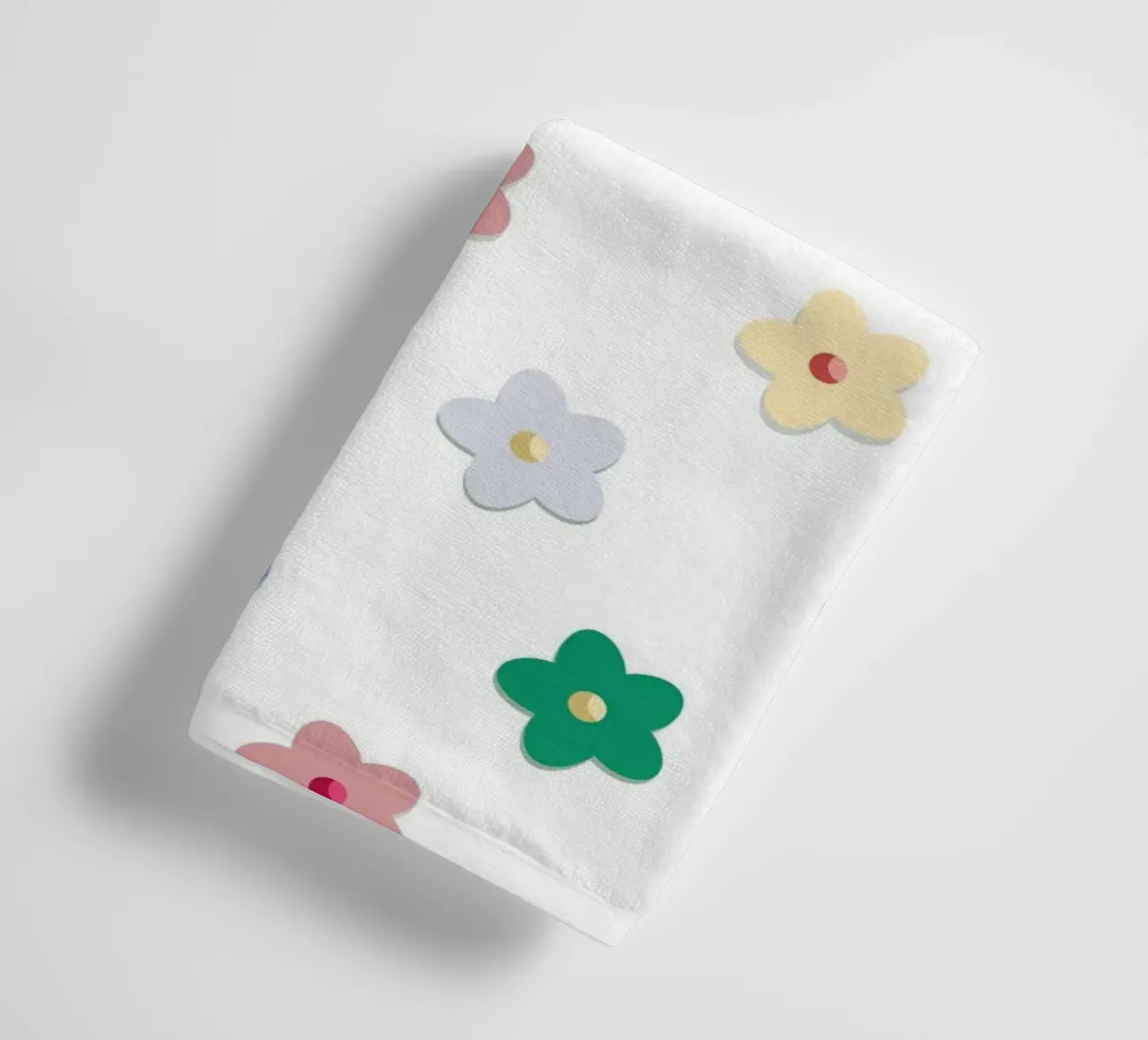 Cute colorato fiori modello Hwall asciugamano da bagno da gulsengunel