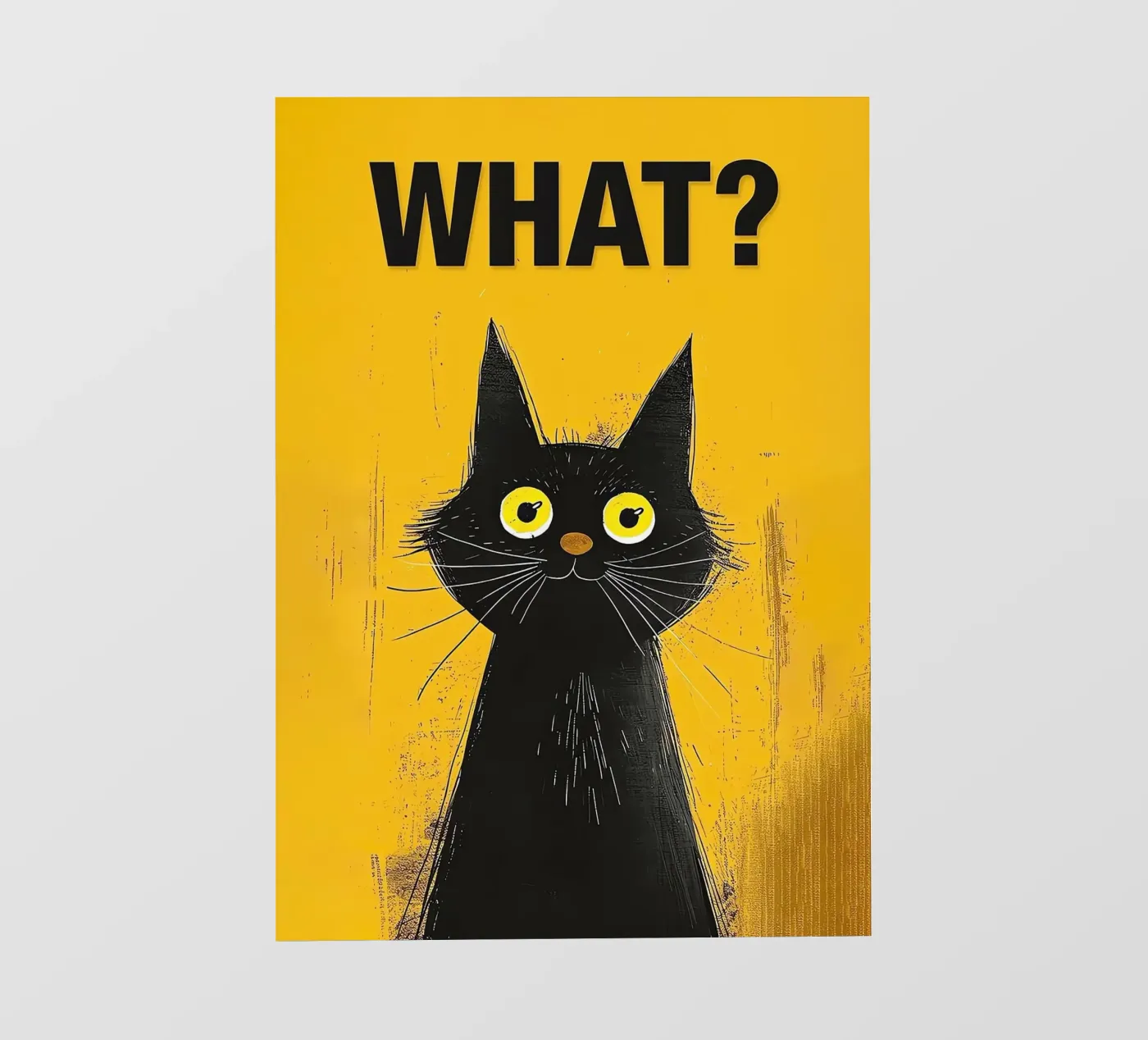 Verwarde Kitty fotobehang van Arjun
