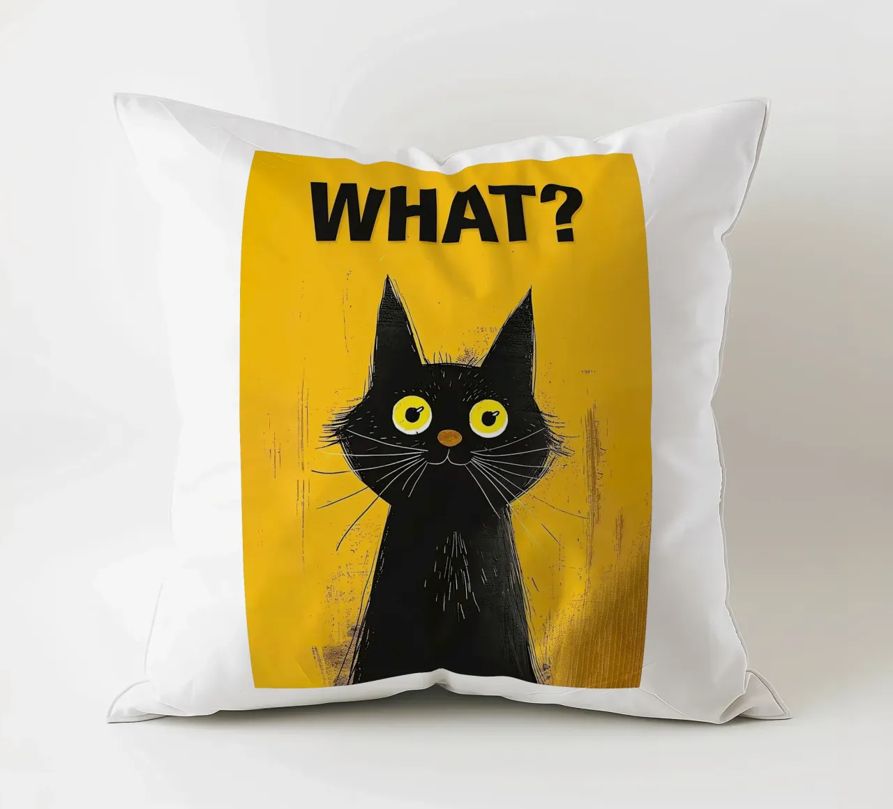 Gatto confuso cuscino da Arjun