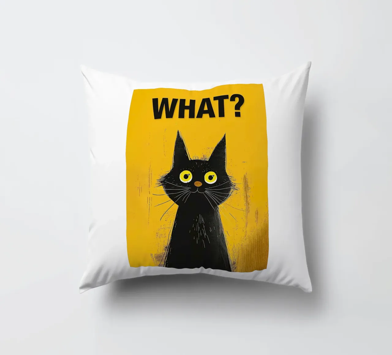 Gatto confuso cuscino da Arjun