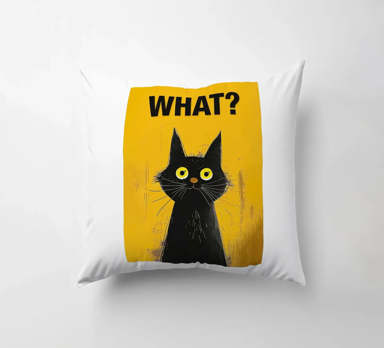 Gatto confuso cuscino da Arjun