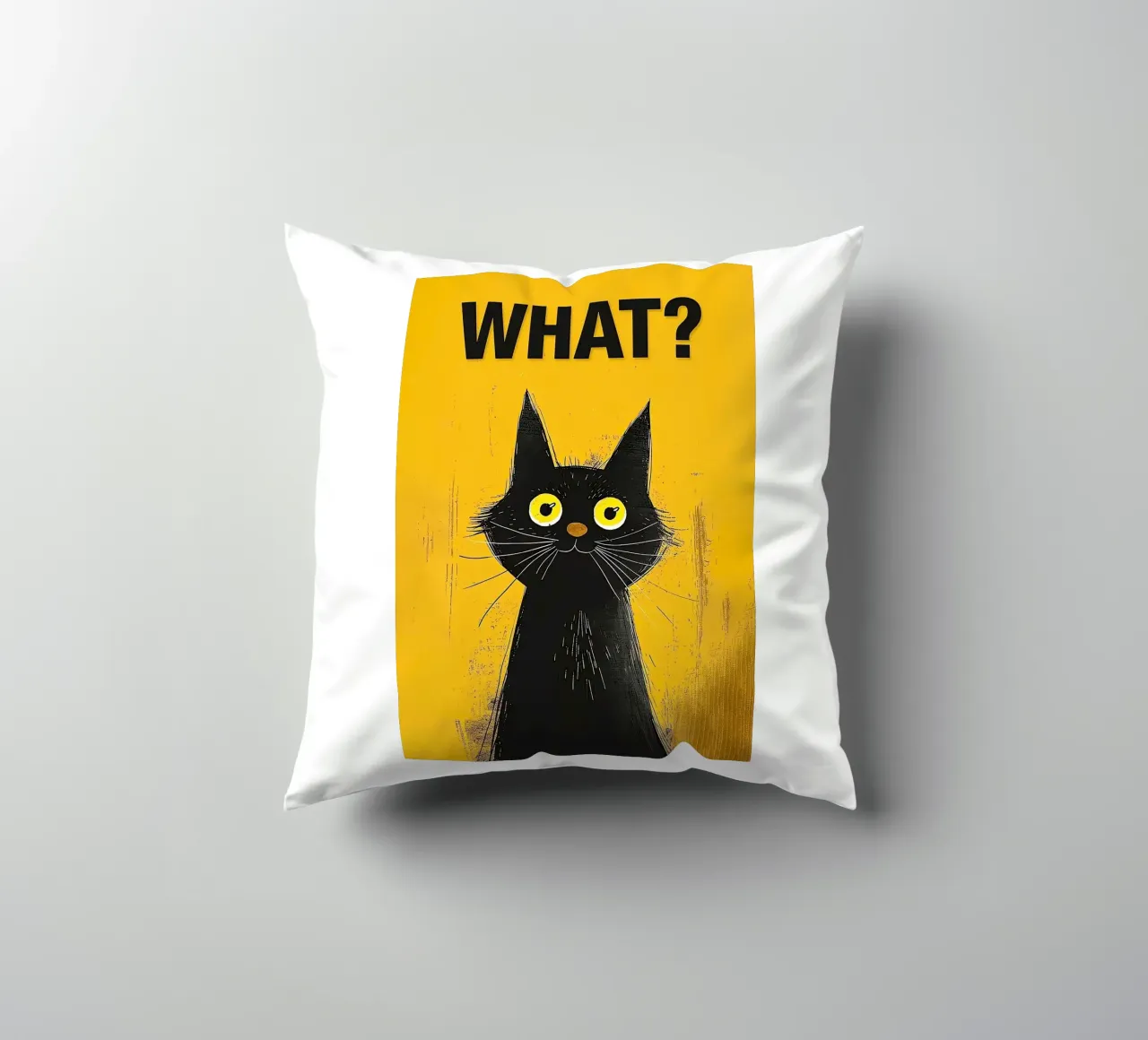 Gatto confuso cuscino da Arjun