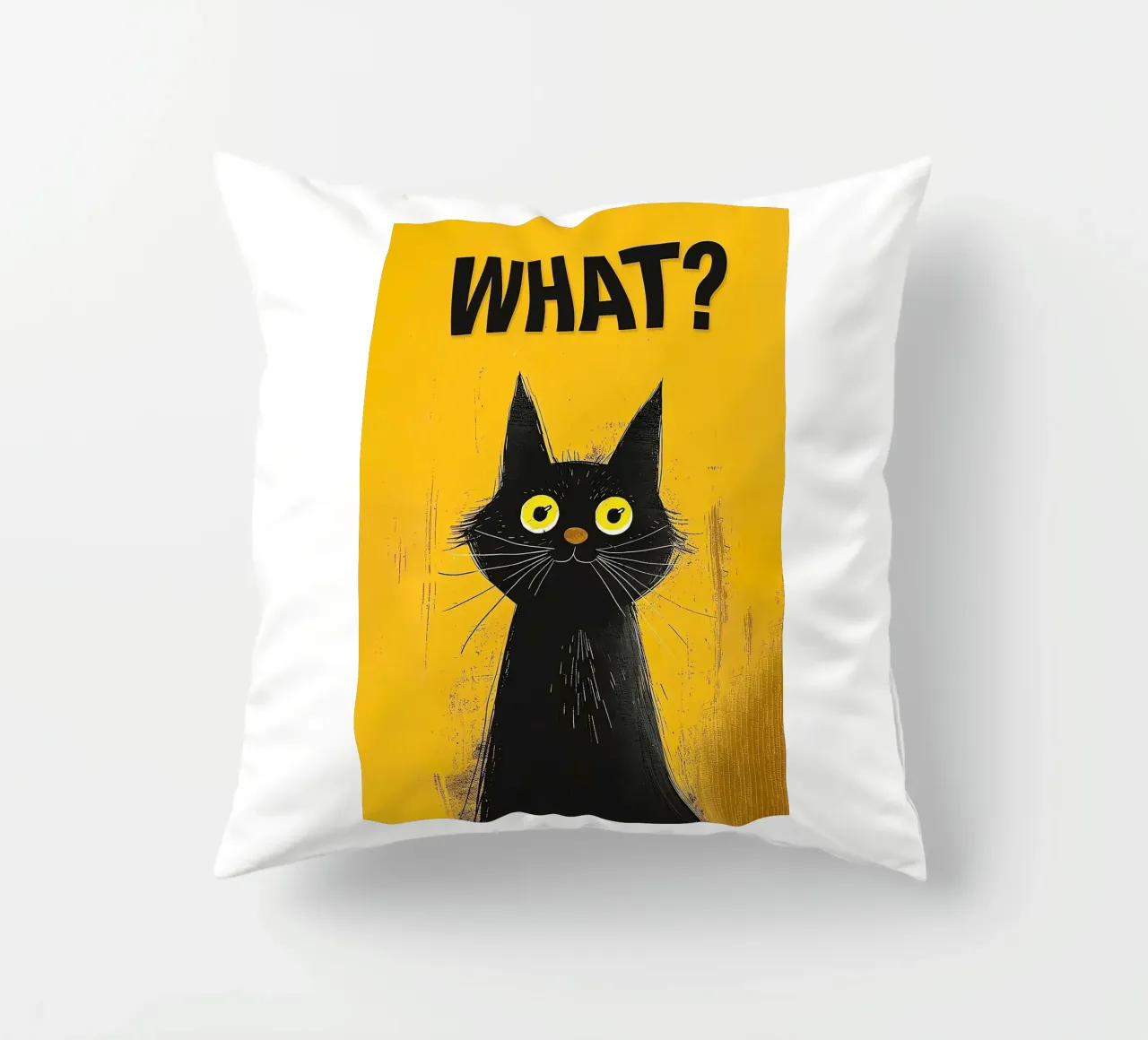 Gatto confuso cuscino da Arjun