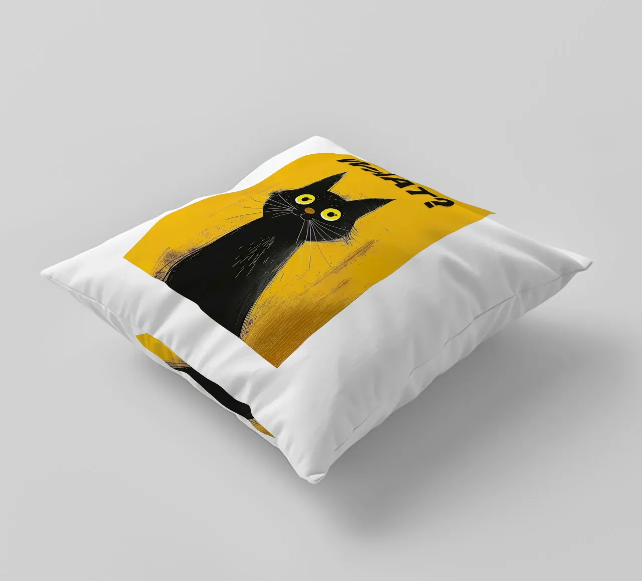 Gatto confuso cuscino da Arjun