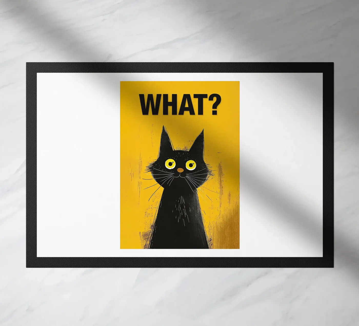 Confused Kitty paillasson de Arjun