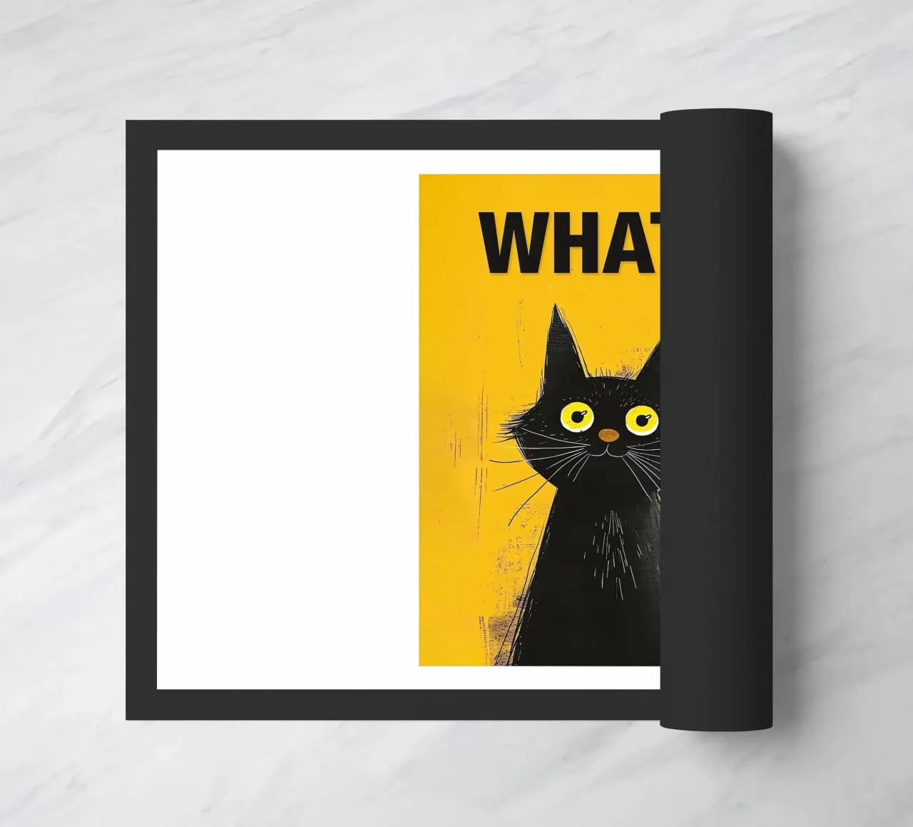 Verwarde Kitty deurmat van Arjun