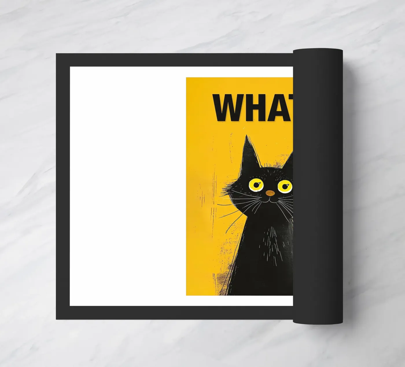 Confused Kitty paillasson de Arjun