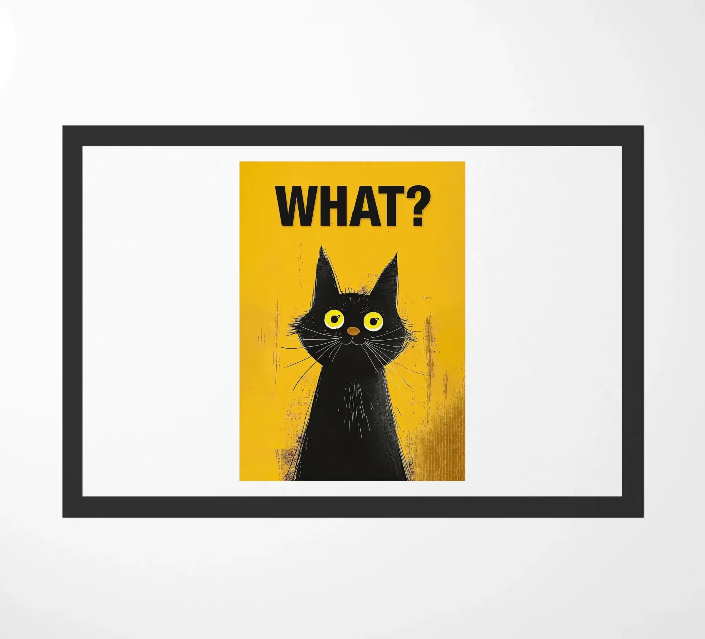 Confused Kitty paillasson de Arjun