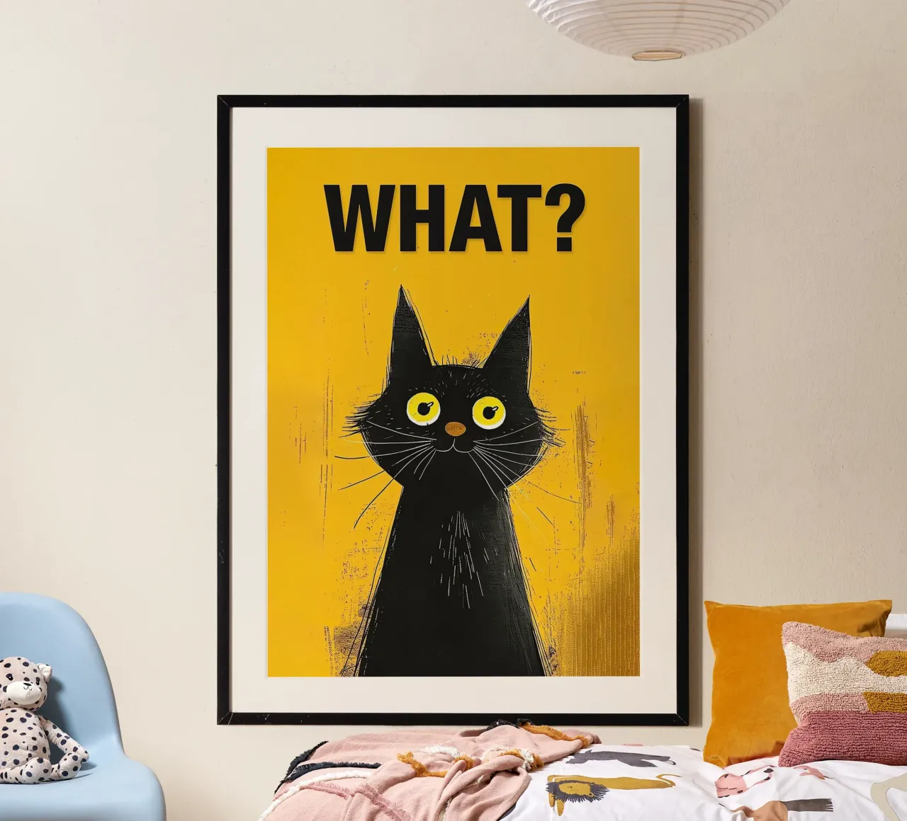 Verwarde Kitty poster van Arjun