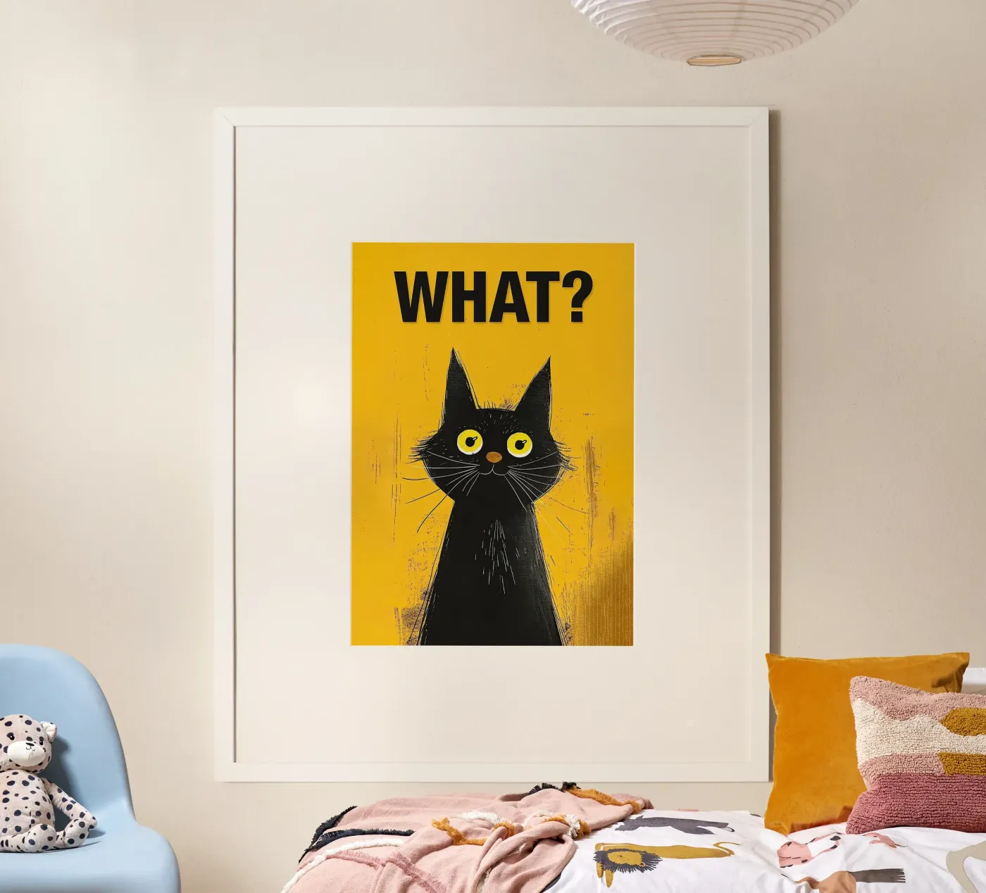 Verwarde Kitty poster van Arjun