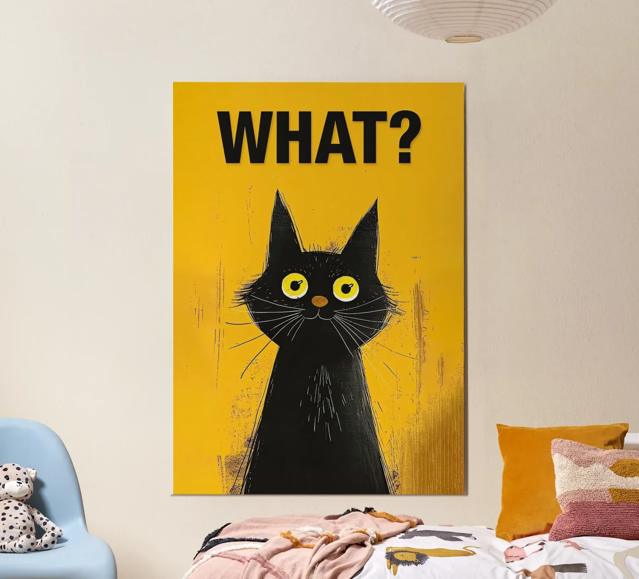 Verwarde Kitty poster van Arjun