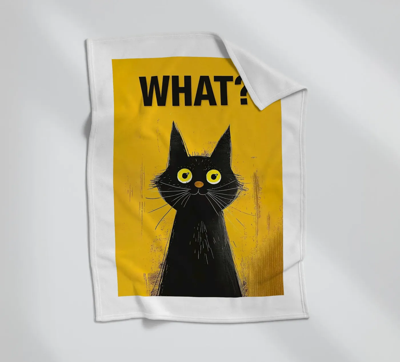 Verwarde Kitty fleecedeken van Arjun
