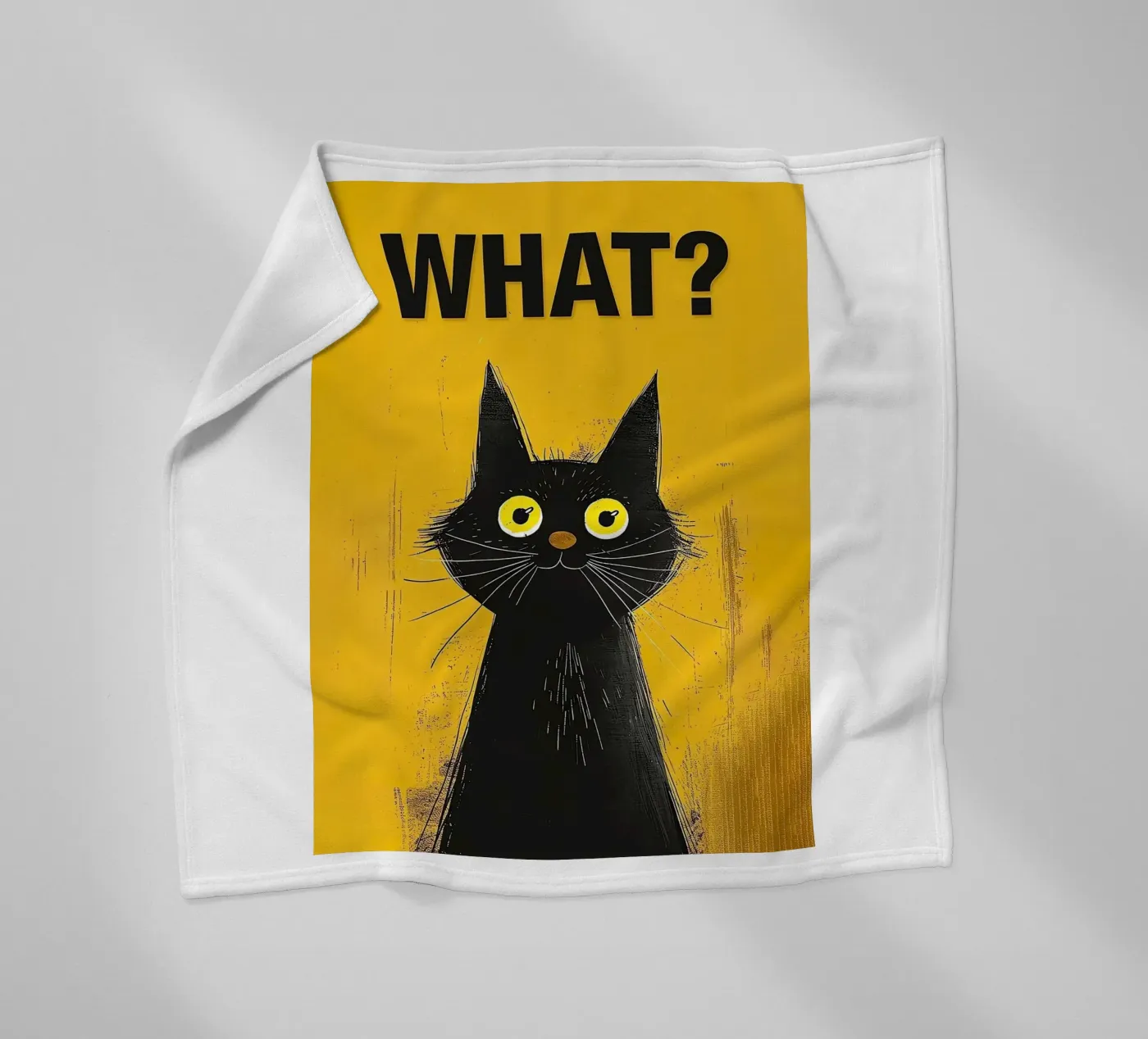 Verwarde Kitty fleecedeken van Arjun