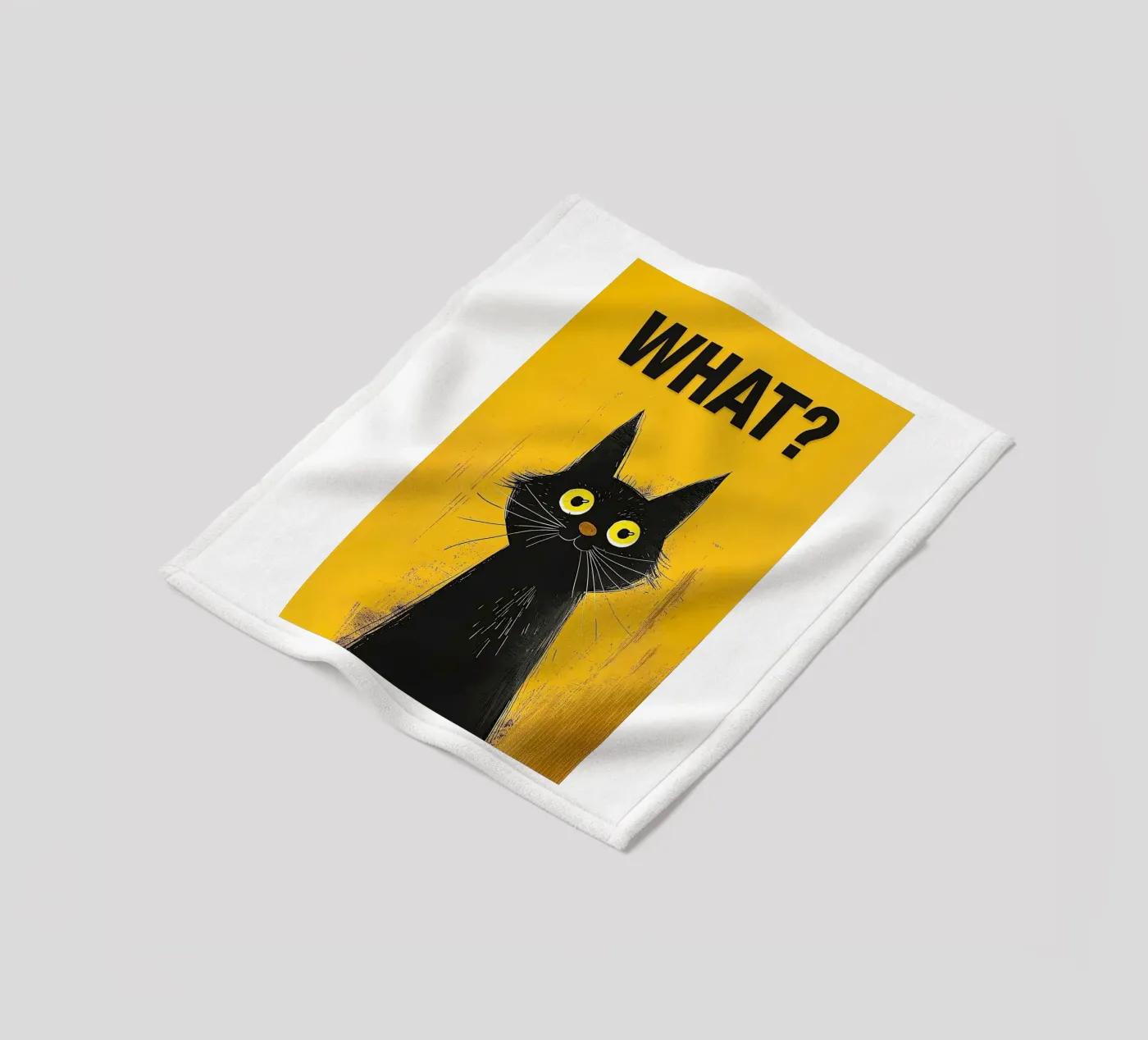 Verwarde Kitty fleecedeken van Arjun