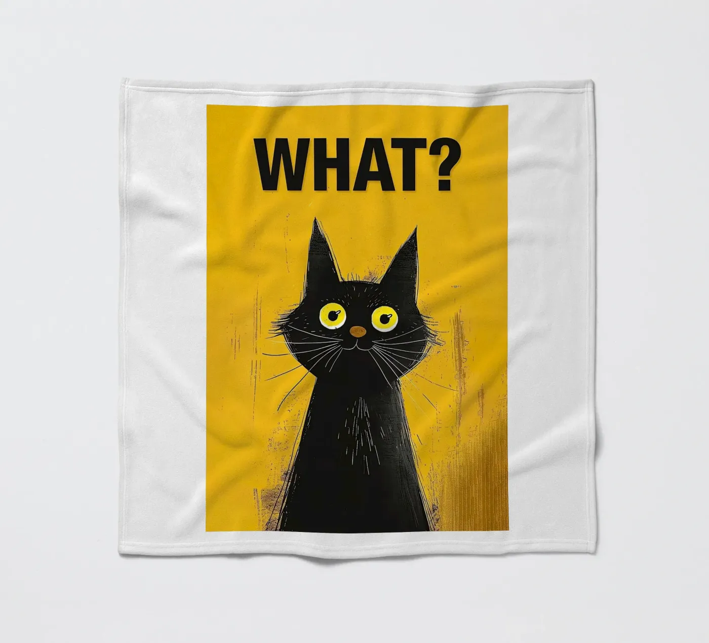Verwarde Kitty fleecedeken van Arjun
