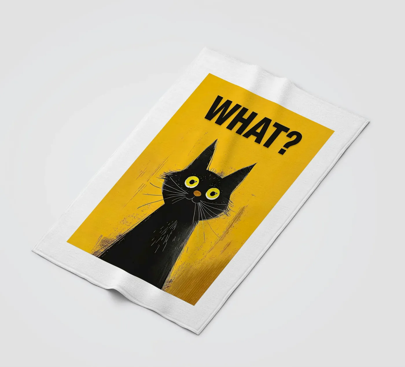 Verwarde Kitty fleecedeken van Arjun