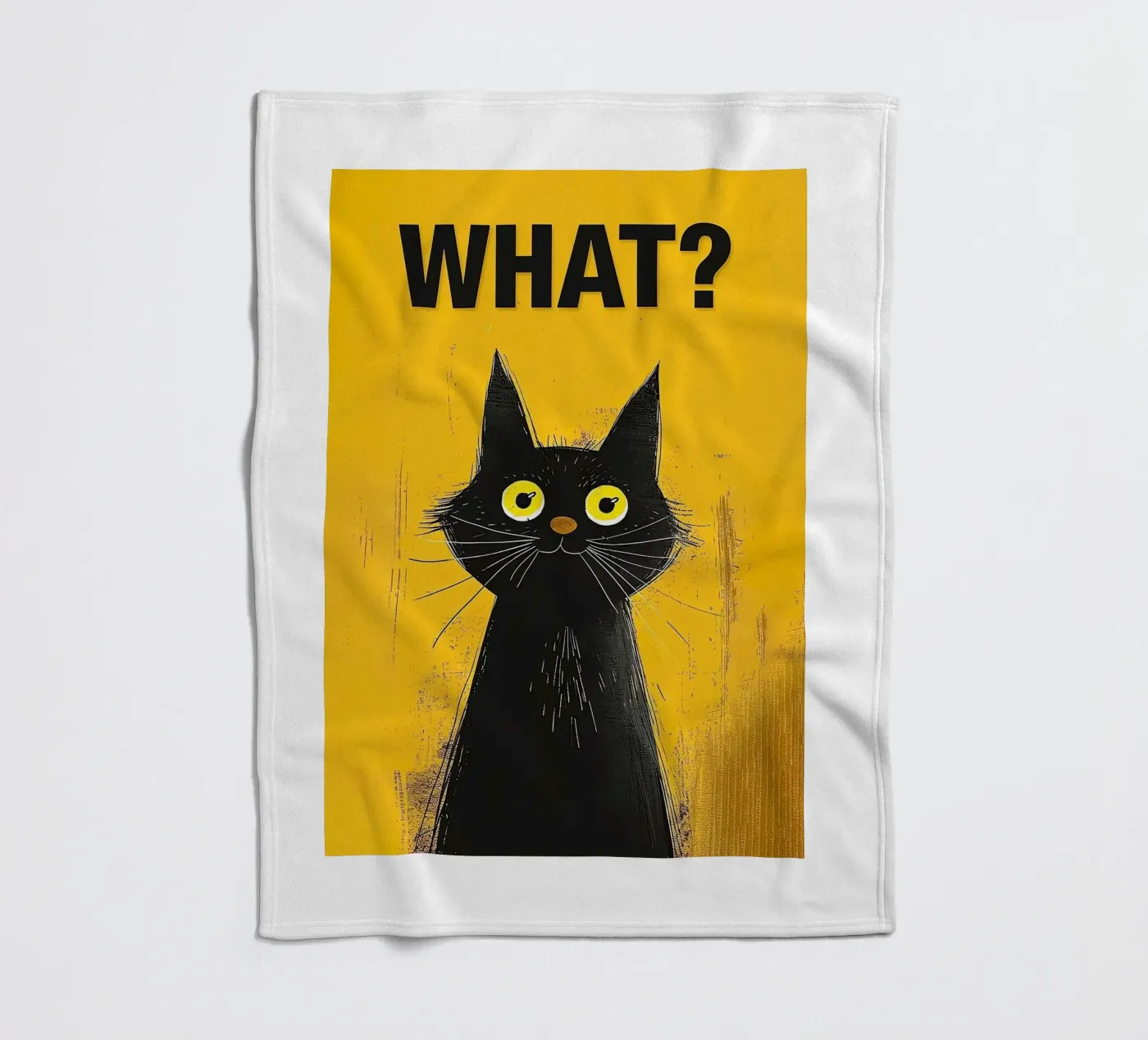 Verwarde Kitty fleecedeken van Arjun