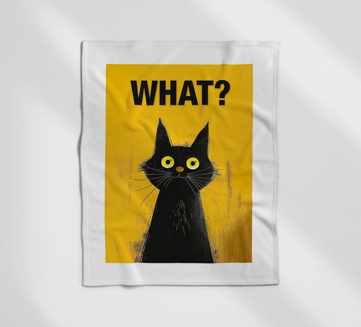 Verwarde Kitty fleecedeken van Arjun