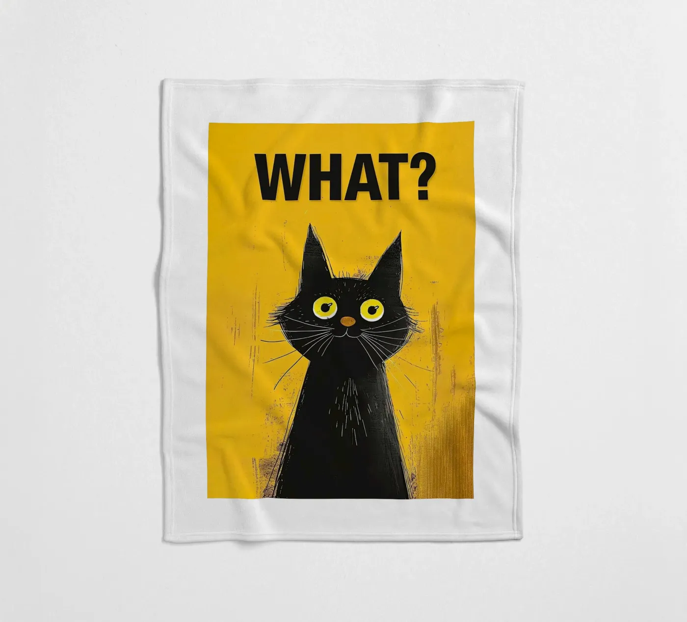 Verwarde Kitty fleecedeken van Arjun