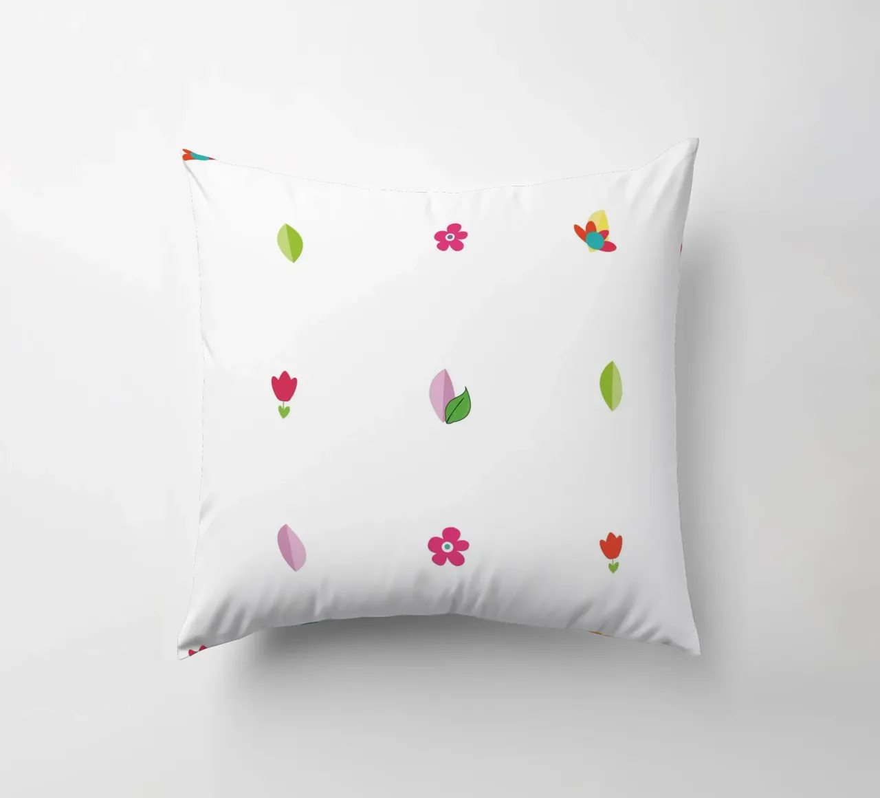 Piccoli fiori colorati e vivaci cuscino da gulsengunel