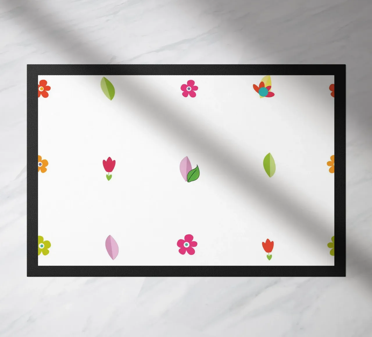 Piccoli fiori colorati e vivaci zerbino da gulsengunel