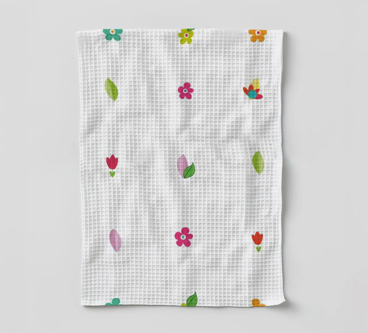 Piccoli fiori colorati e vivaci canovaccio da cucina da gulsengunel