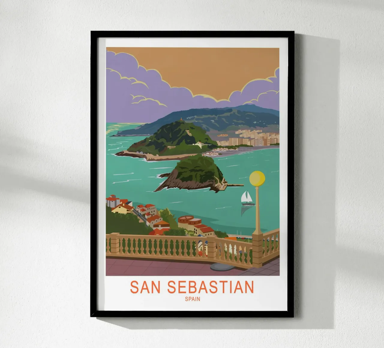 San Sebastian, Spain hahnemühle by Alexandra Peack
