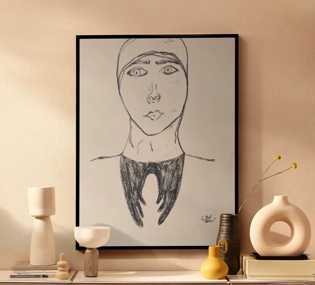 Il volto di un angelo carta hahnemühle da Cohe studio