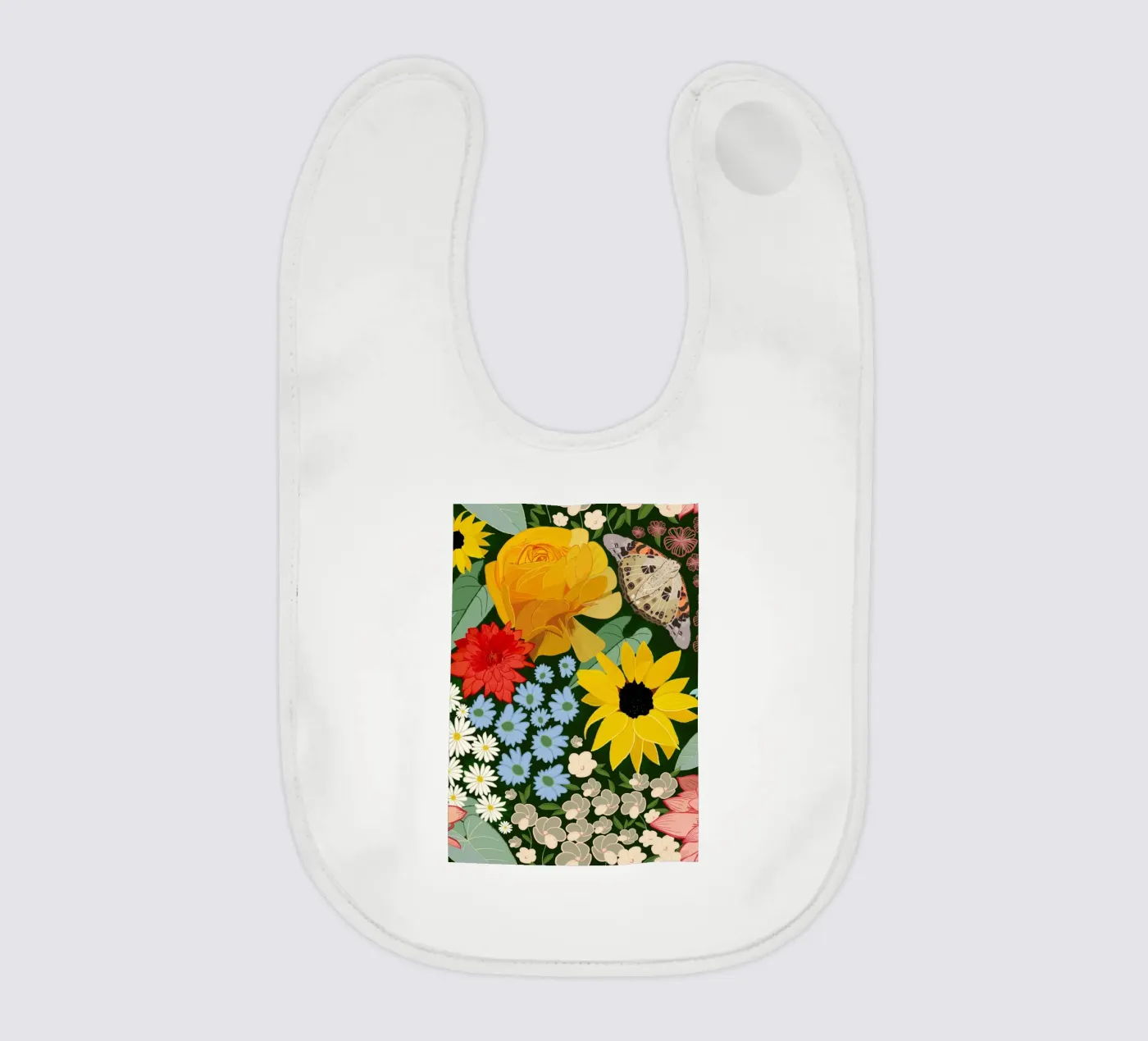 Cute forest pattern Babylätzchen von gulsengunel