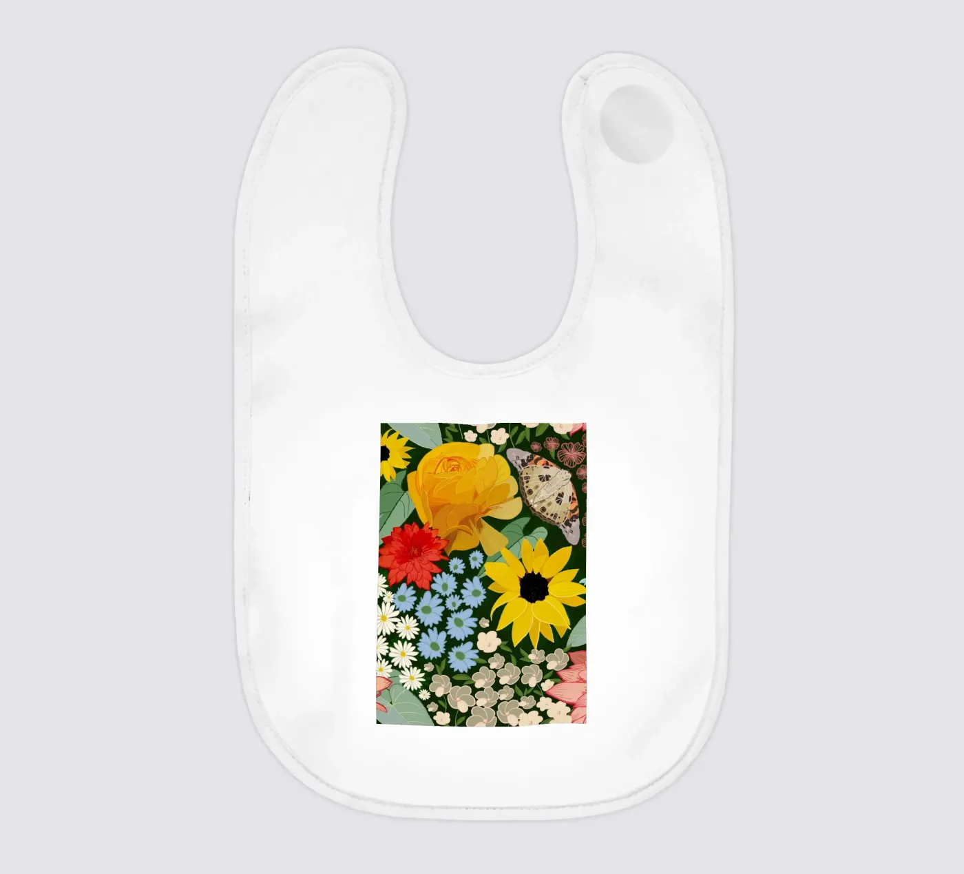 Cute forest pattern Babylätzchen von gulsengunel