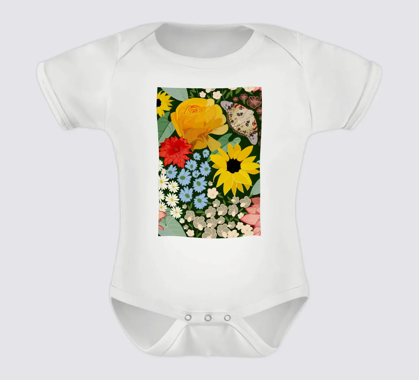 Joli motif de forêt body bébé de gulsengunel