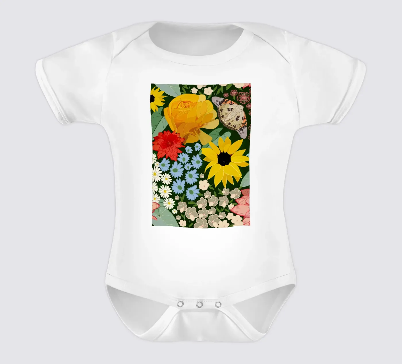 Joli motif de forêt body bébé de gulsengunel