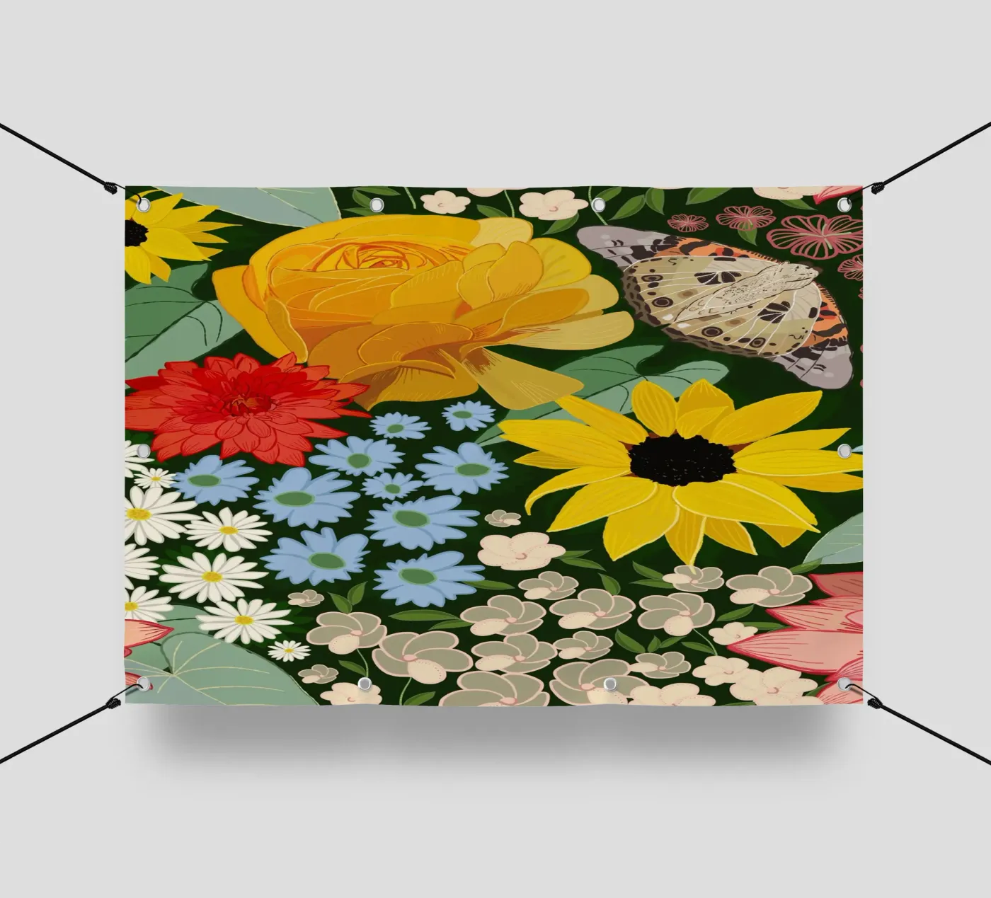 Cute forest pattern PVC Plane von gulsengunel