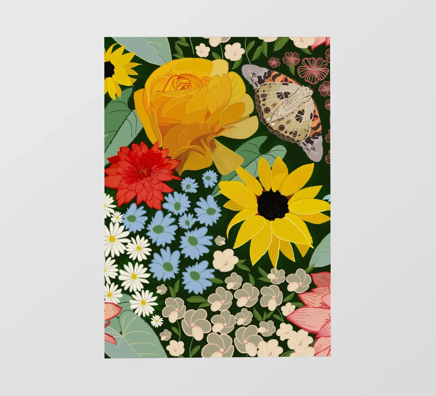 Cute forest pattern PVC Plane von gulsengunel