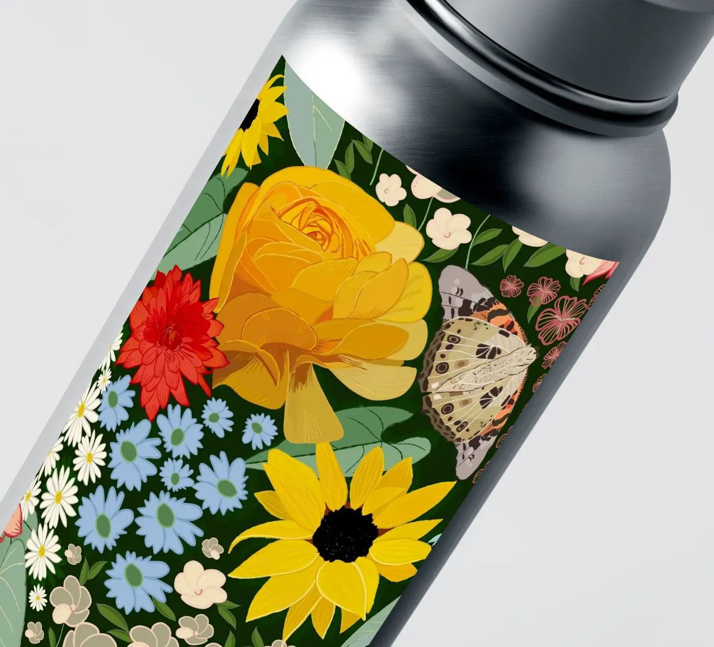 Cute forest pattern Sticker von gulsengunel