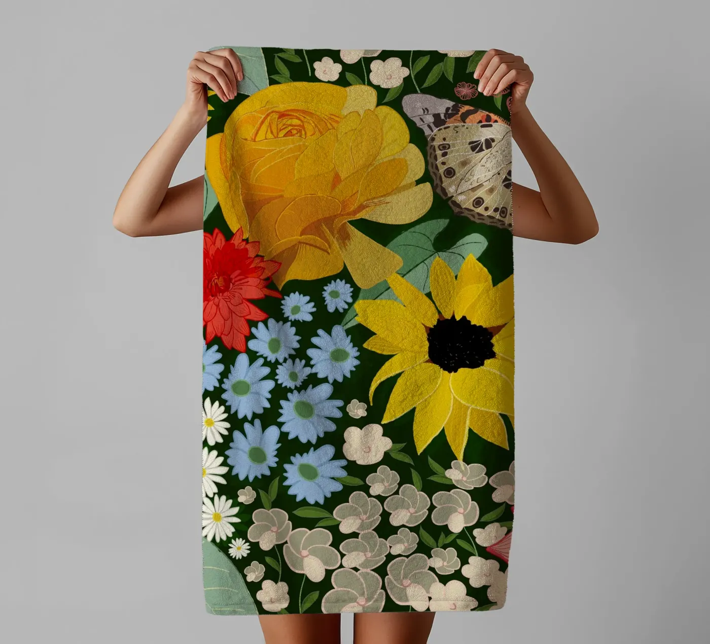 Cute forest pattern Handtuch von gulsengunel