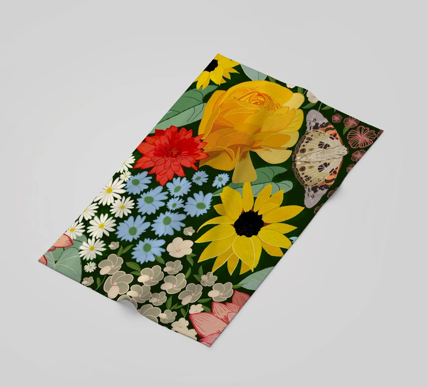 Cute forest pattern strandhanddoek van gulsengunel