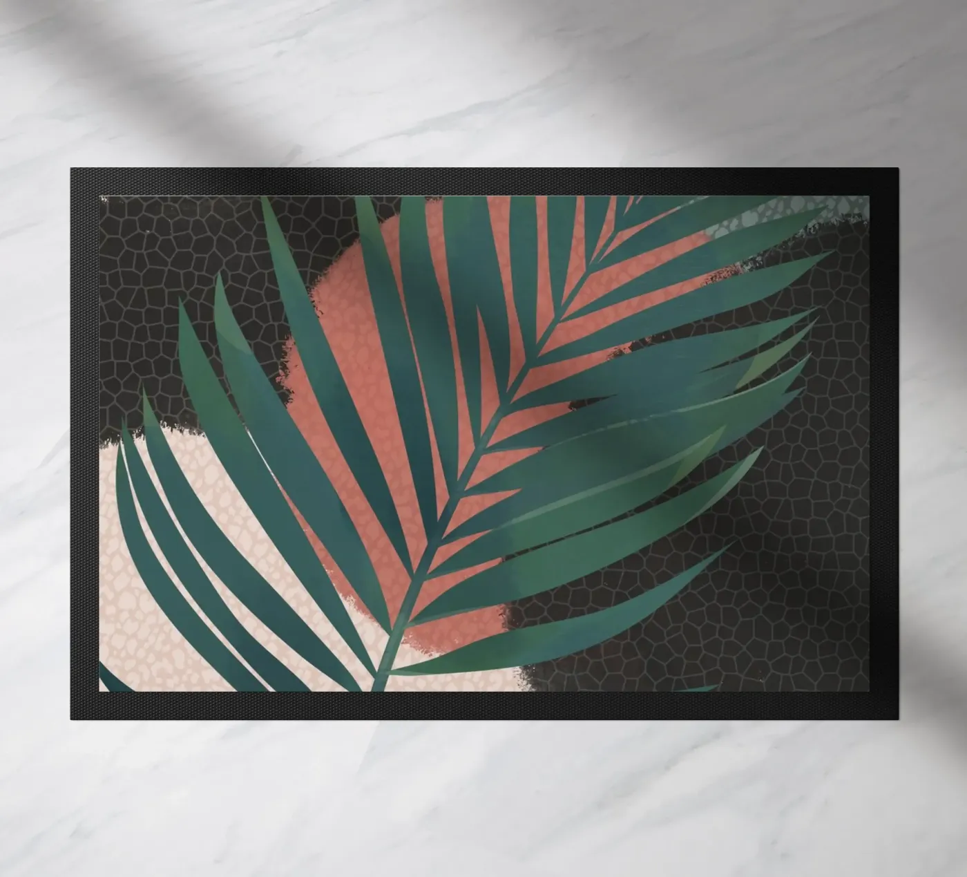 Palm leaf 1 doormat by Little Dean