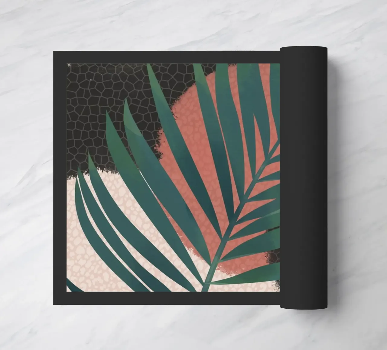 Palm leaf 1 doormat by Little Dean