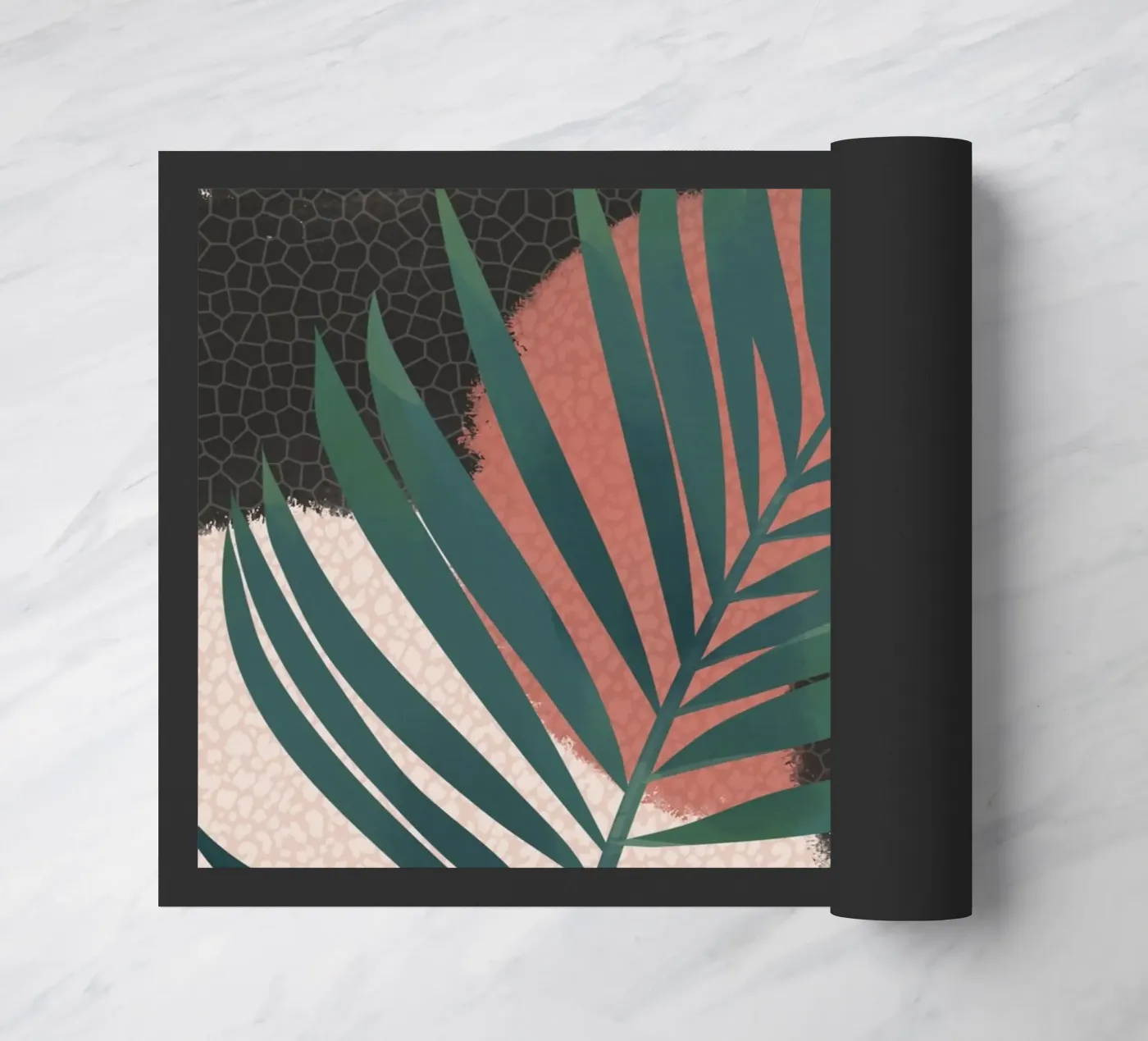 Palm leaf 1 doormat by Little Dean